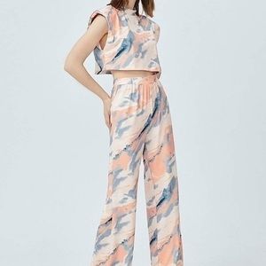 Summer Set Palazzo and Cropped Top